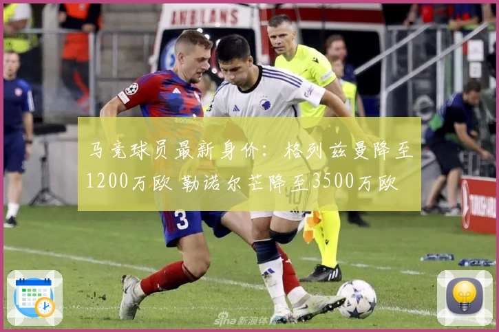 马竞球员最新身价：格列兹曼降至1200万欧 勒诺尔芒降至3500万欧